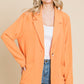 Culture Code One Button Long Sleeve Blazer with Pockets