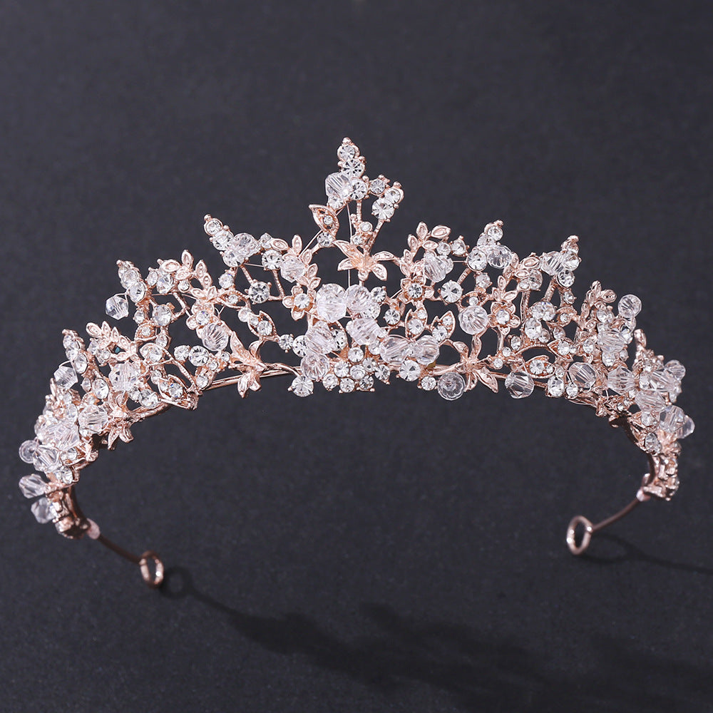 Bridal Jewelry Exquisite Handmade Crystal Crown