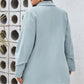 Plus Size Shawl Collar Long Sleeve Blazer