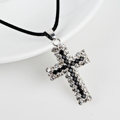 Jewelry Fashion Rhinestone Cross Stud Set