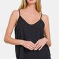 Zenana Two Layered Spaghetti Strap Cami