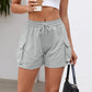 Drawstring Elastic Waist Shorts with Pockets