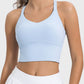 Millennia Crisscross Round Neck Active Tank