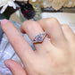 Adored 1 Carat Moissanite 925 Sterling Silver Heart Ring