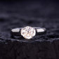 1.5 Carat Moissanite 925 Sterling Silver Ring