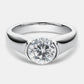 1.5 Carat Moissanite 925 Sterling Silver Ring