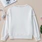 MARDI GRAS Round Neck Long Sleeve Sweatshirt