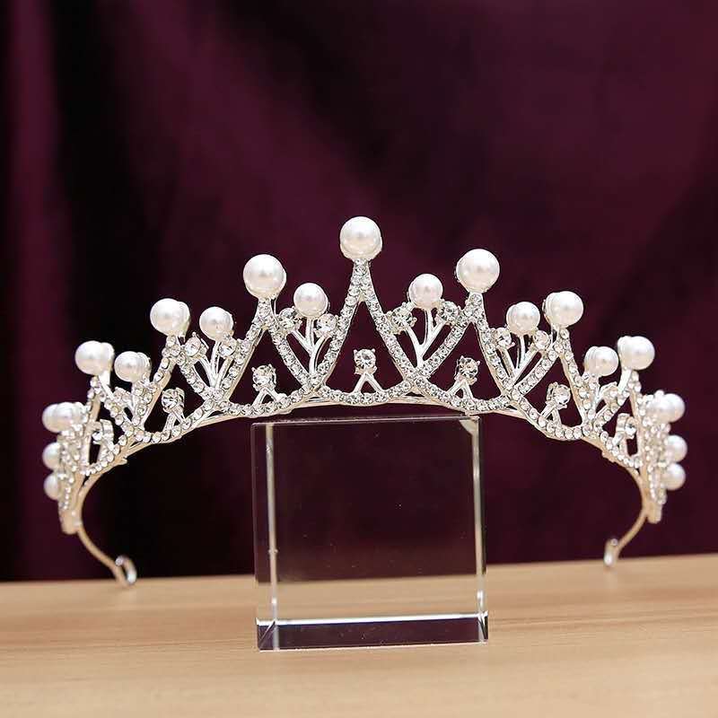 Fashion Pearl Bridal Tiara Crown Wedding Jewelry