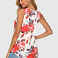 Flower Printed Round Neck Tank