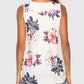 Flower Printed Round Neck Tank