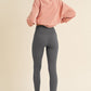 Yelete Full Size Fleece Lined High Waisted Leggings