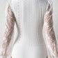 Eyelet Lace Long Sleeve Bodysuit