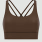 Millennia Crisscross Scoop Neck Active Tank