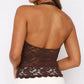 Lace Backless Halter Neck Cami