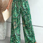 Printed Wide Leg Pants