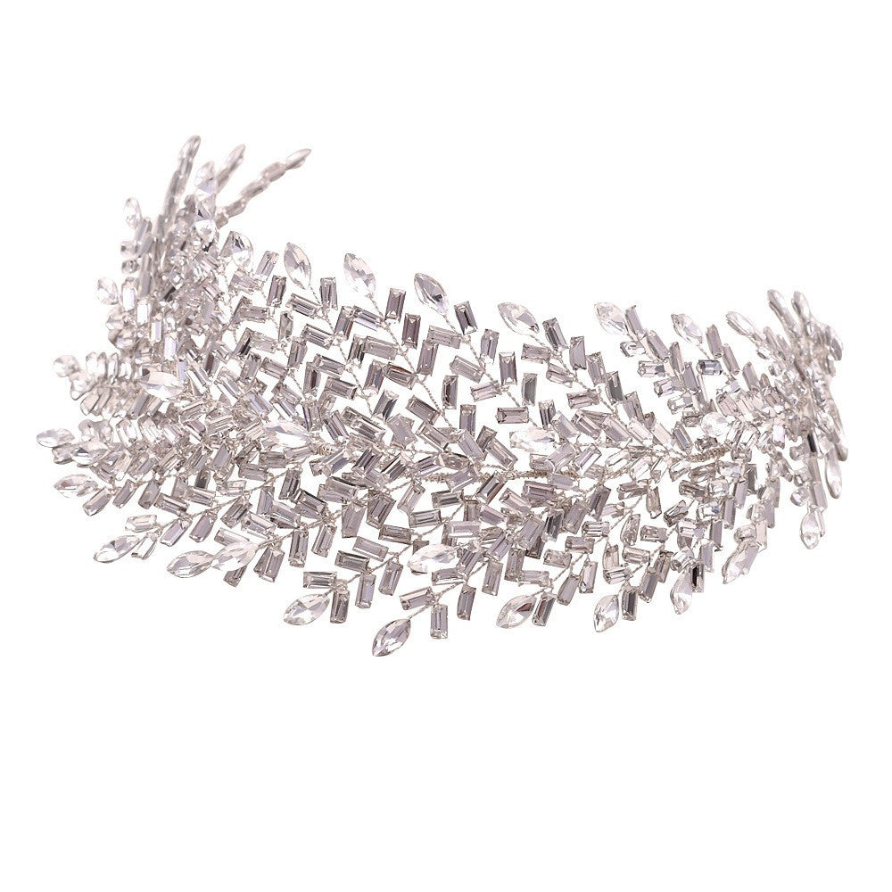 Creative Shaped Rhinestone Bridal Headdress Hairband Wedding Dress Hairstyle Jewelry