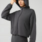 Millennia Zip Up Dropped Shouder Active Hooded