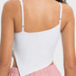 Millennia Slit Asymmetrical Neck Active Cami