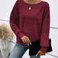 Full Size Round Neck Long Sleeve Top