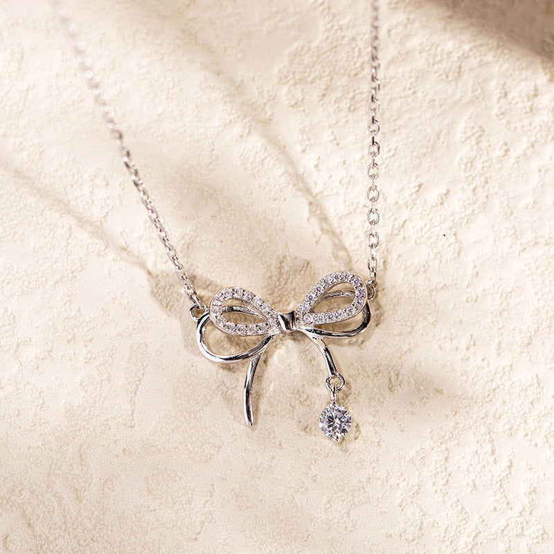 Silver Jewelry Smart Butterfly Dream Necklace Female Niche