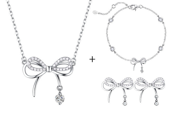 Silver Jewelry Smart Butterfly Dream Necklace Female Niche