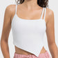 Millennia Slit Asymmetrical Neck Active Cami