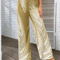 Printed Wide Leg Pants