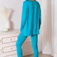 Basic Bae Full Size V-Neck Soft Rayon Long Sleeve Top and Pants Lounge Set