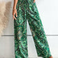 Printed Wide Leg Pants